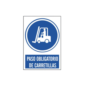Señal Paso Obligatorio de Carretillas