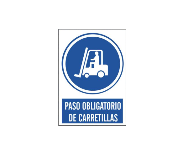 Señal Paso Obligatorio de Carretillas
