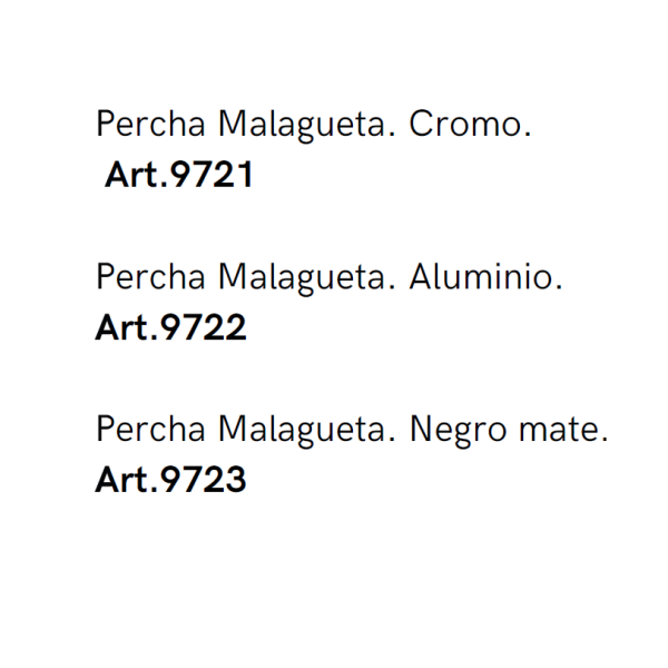 Percha MALAGUETA - Imagen 6