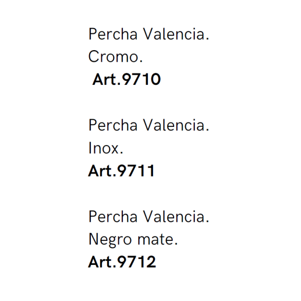 Percha VALENCIA - Imagen 7