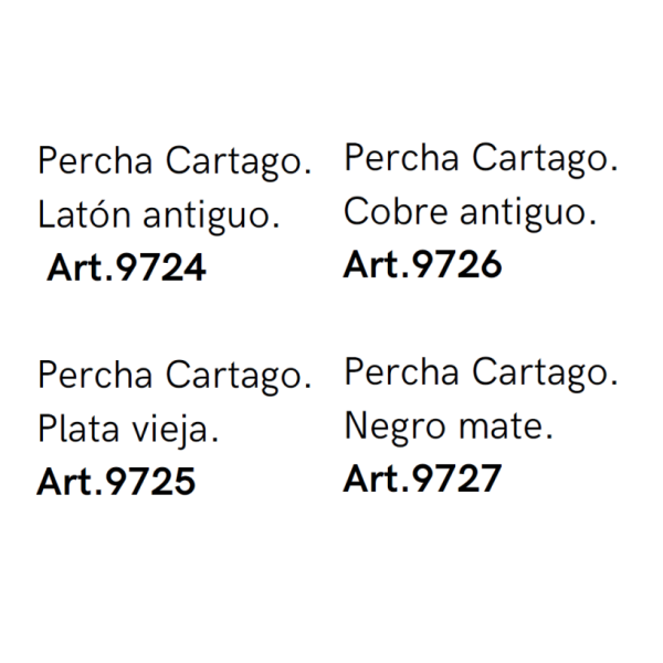Percha CARTAGO - Imagen 7