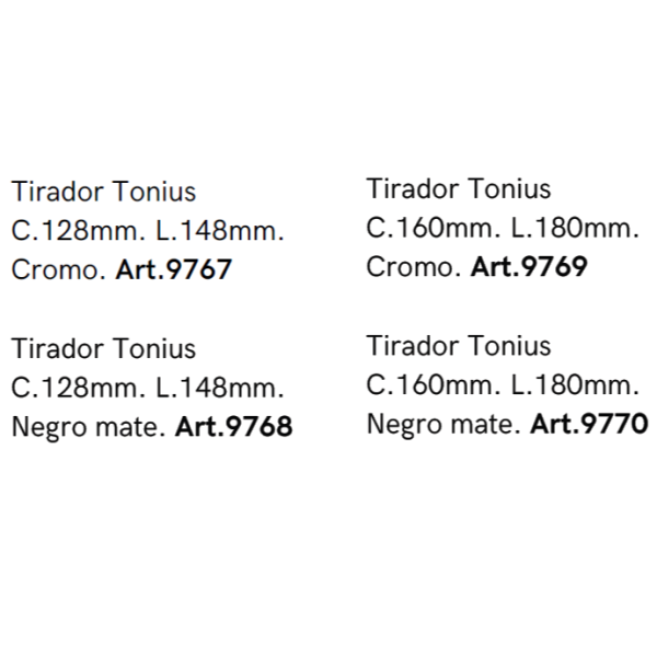 Tirador TONIUS - Imagen 7