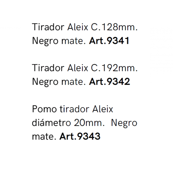 Tirador ALEIX - Imagen 8