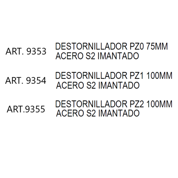 Destornillador Imantado PZ - Imagen 2