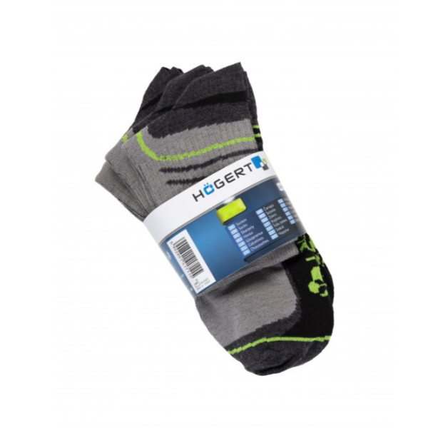 Calcetines Cortos Gris SAAR (3 PARES) - Imagen 3